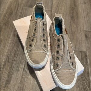 Bluefish Malibu Ladies Shoes, Beige women sneakers